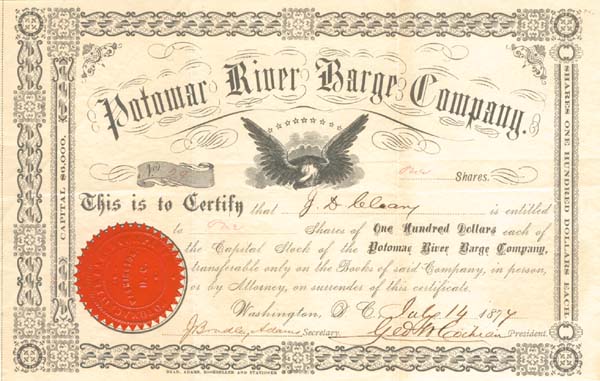 Potomac River Barge Co.